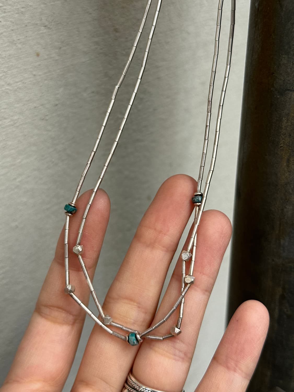 (Only 1) Turquoise Tube Bar Double Layer 상품이미지6