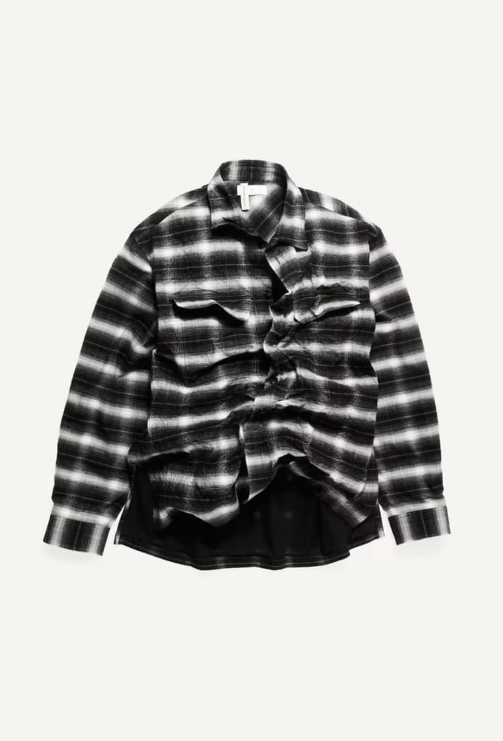 글렌 마틴스 X H&M 포일드 플란넬 오버셔츠 상품이미지6