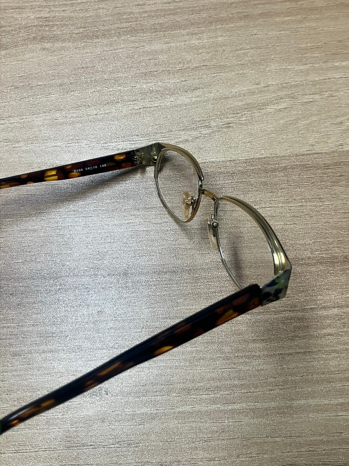 Cantabile 긱시크 초경량 레오파드 스퀘어 빈티지안경 상품이미지4