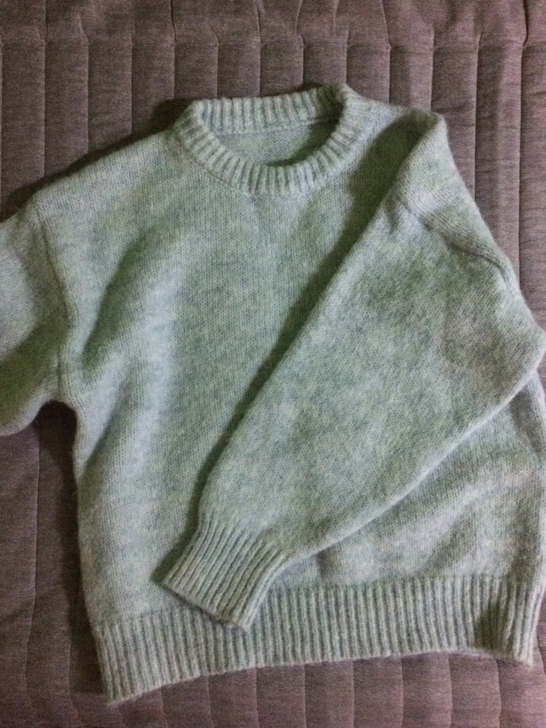 파스텔 소라색 니트 상품이미지1