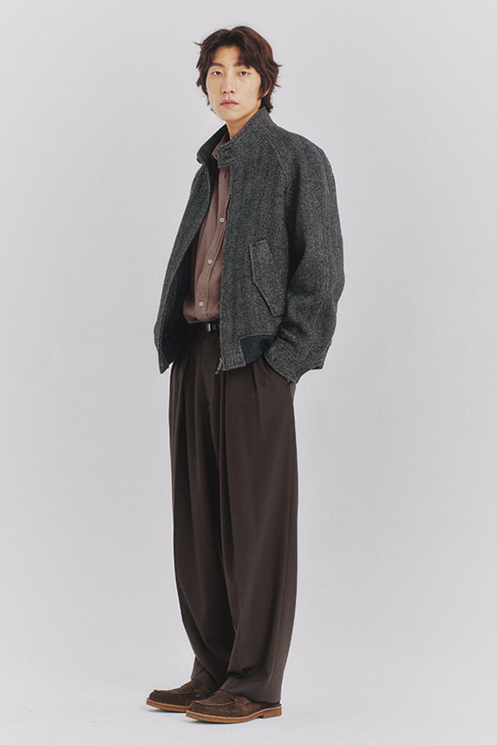 23FW 아트이프액츠 해링턴 자켓 XL 판매합니다. 상품이미지2