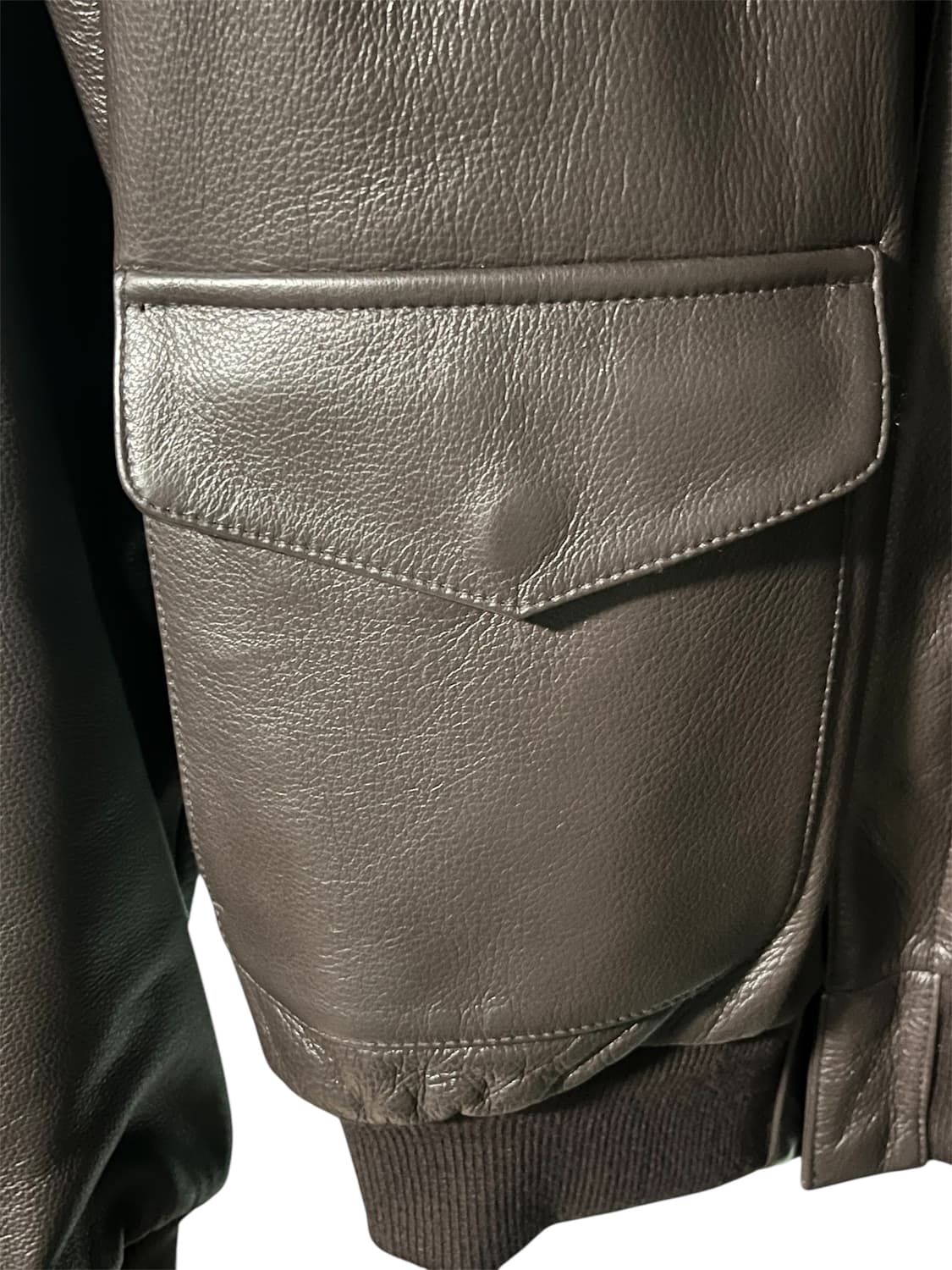 [XXL] 다크호스 A-2 레더자켓 다크브라운 상품이미지5