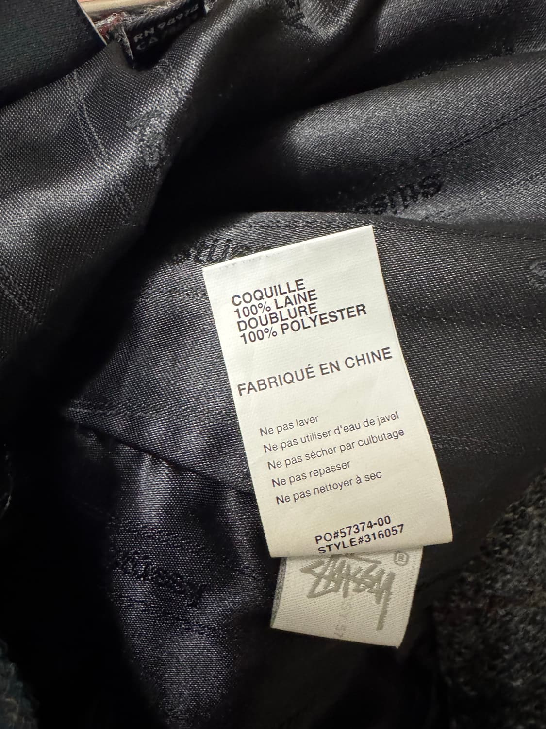 스투시 x 해리스트위드 체크 셋업 상품이미지9