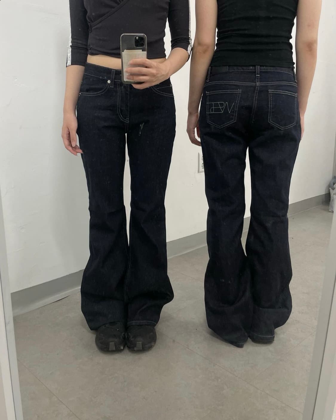 wsc archive 아카이브 논 페이드 진 데님 부츠컷 팬츠 상품이미지1