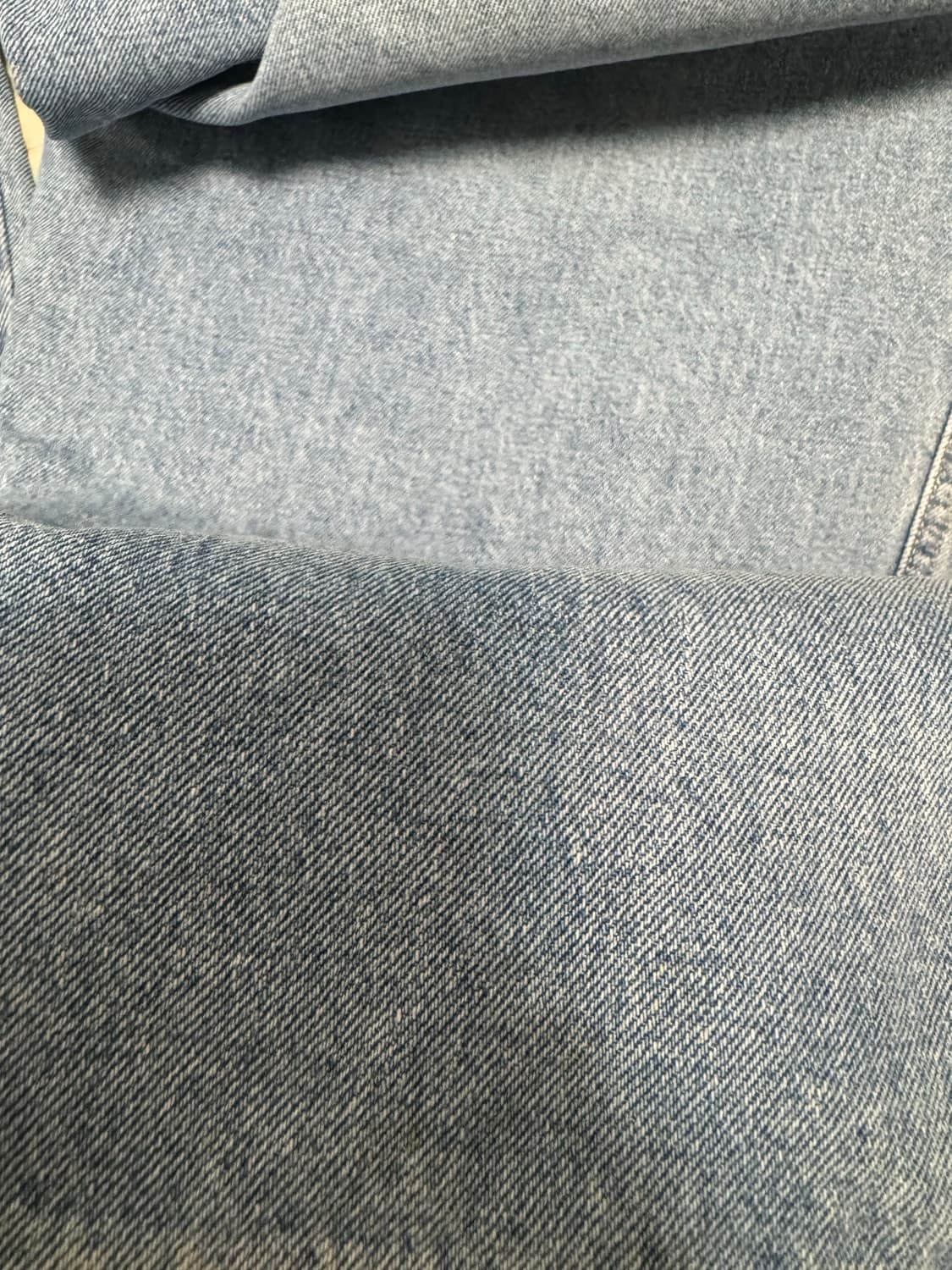 SATUR 세터 비날레스 레트로 워시드 데님 뉴트로 블루 청바지 상품이미지4