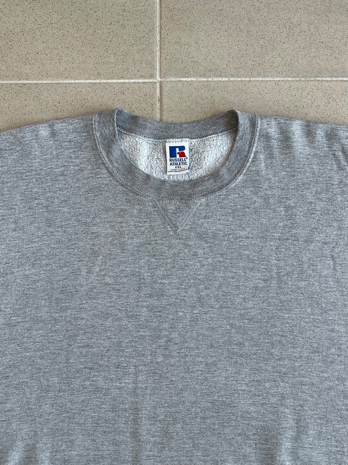 90s 빈티지 러셀 스웻셔츠 그레이 XXL USA 상품이미지4