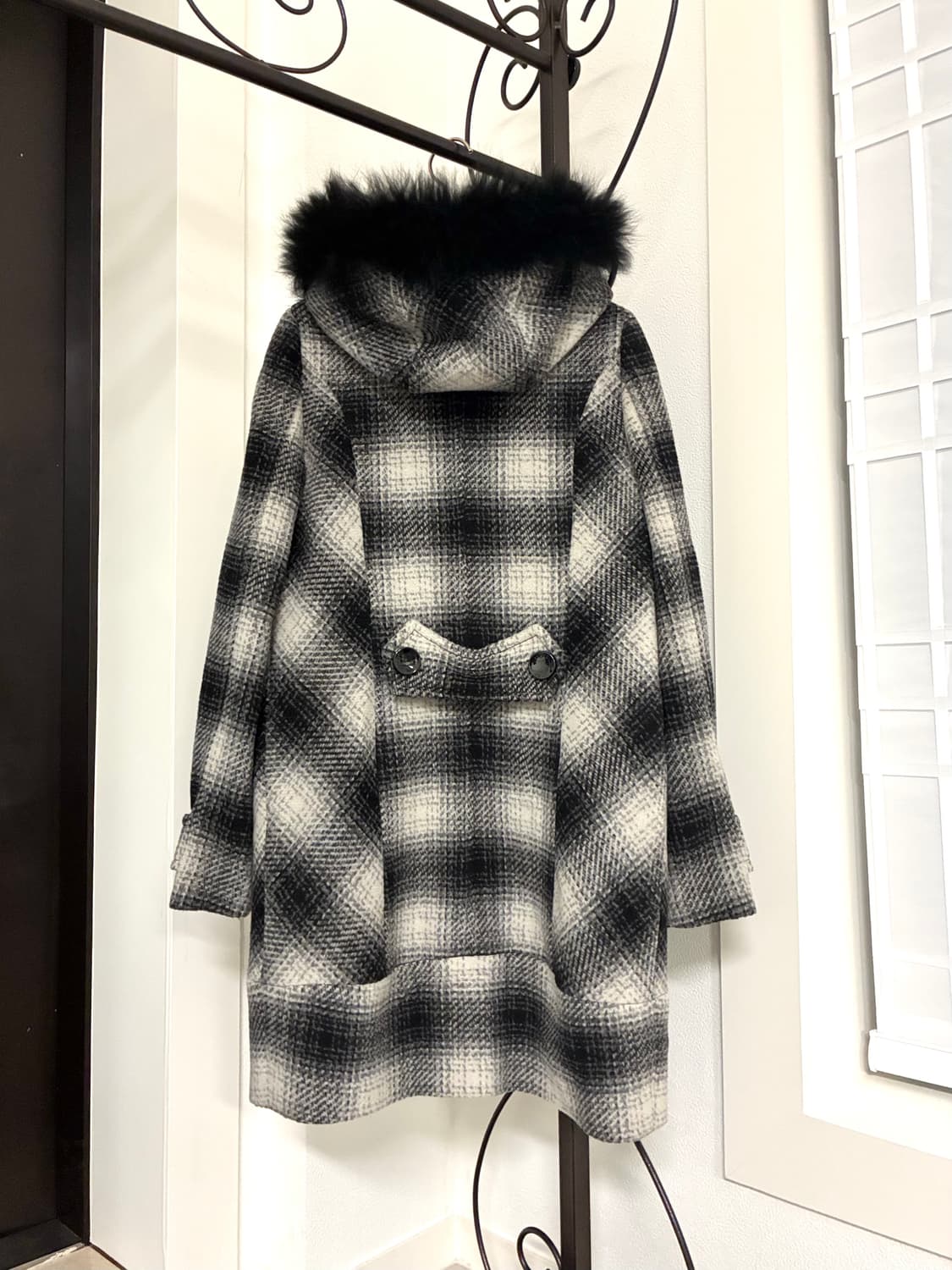 에고이스트 리얼퍼 떡볶이 단추 코트 상품이미지2