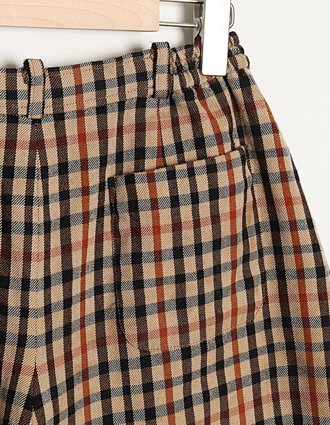 DAKS Check Wool Wide Shorts (27) 상품이미지6