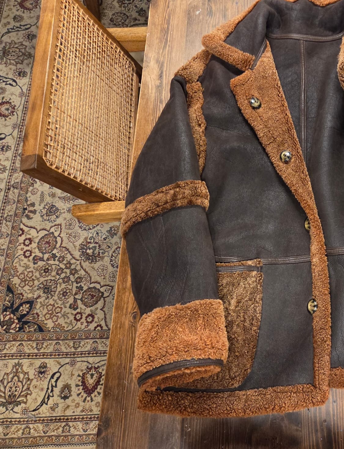 영국제 VTG 시어링자켓 상품이미지8