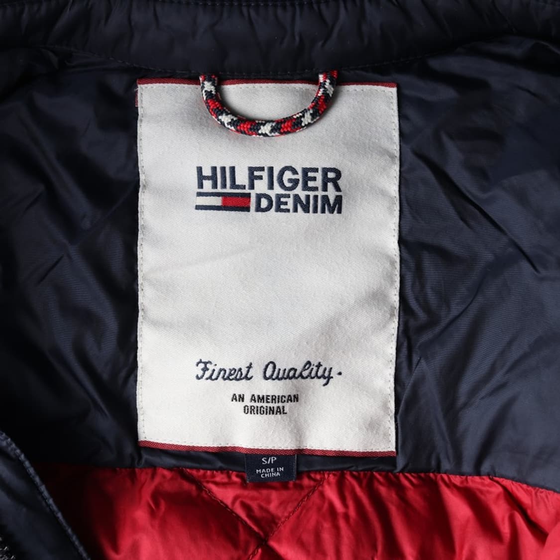 타미힐피거 데님 경량 퀼팅 패딩 자켓 S 상품이미지6