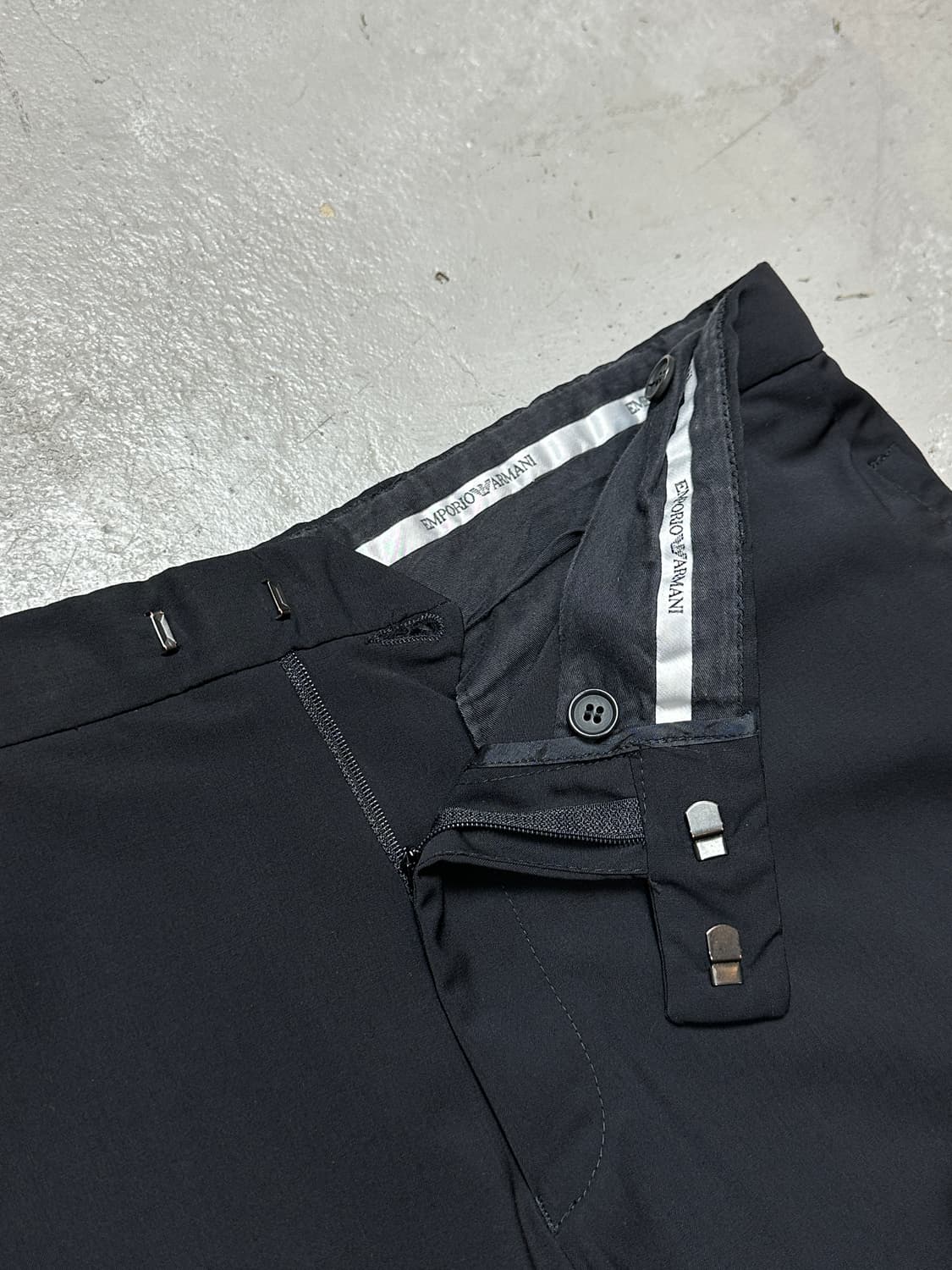 엠포리오 아르마니 와이드 슬랙스 와이드 레그 트라우저 상품이미지9