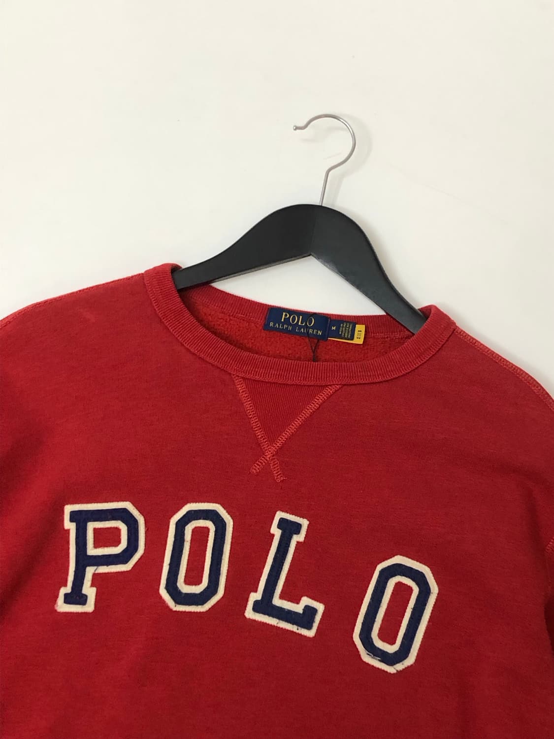 Polo 폴로 랄프로렌 자수 패치 로고 맨투맨 상품이미지1