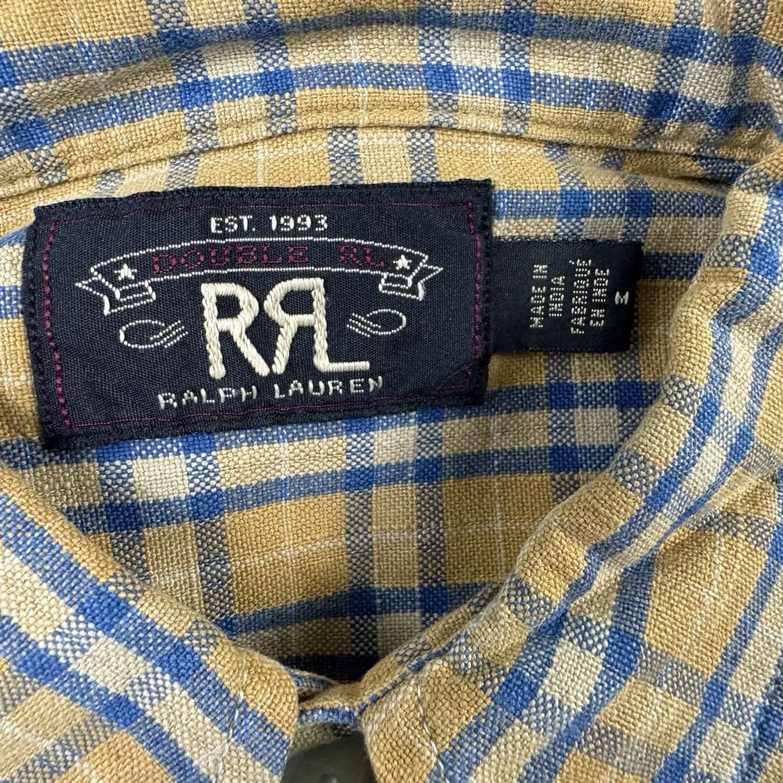  RRL 더블알엘 매틀록 플레이드 워크셔츠 상품이미지3