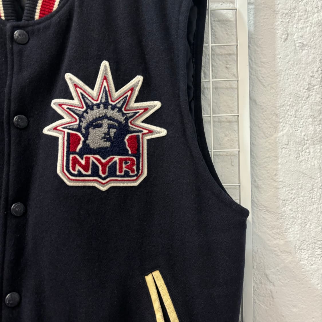 NHL 엠엘비 뉴욕 레인저스 울 베스트 자켓 L 상품이미지5