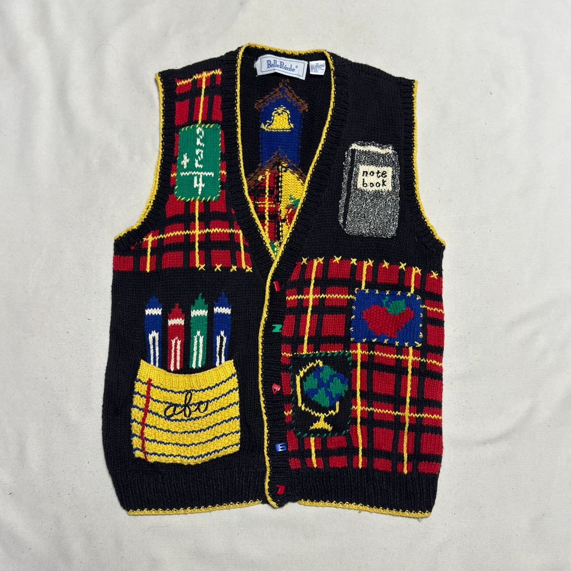 M vtg 크리스마스 니트 베스트 상품이미지2