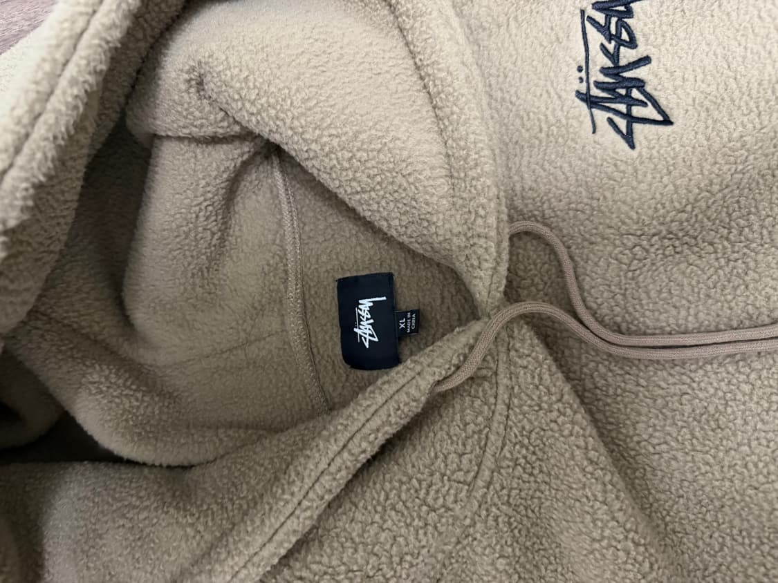 [XL] 스투시 브론손 Bronson 플리스 후리스 후디 카멜 상품이미지8