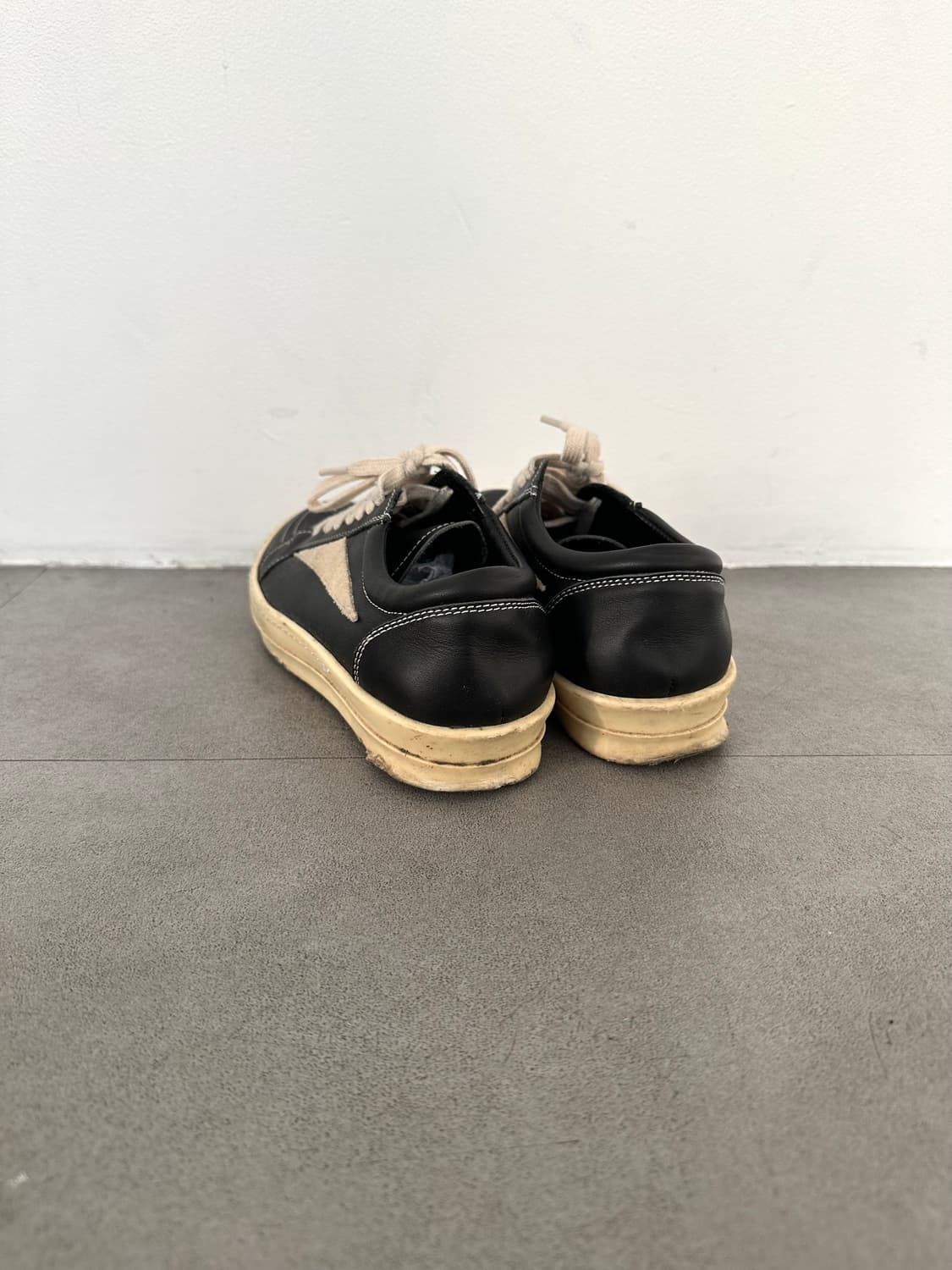 릭오웬스 빈티지 스니커즈 /릭반스 블랙밀크 상품이미지6