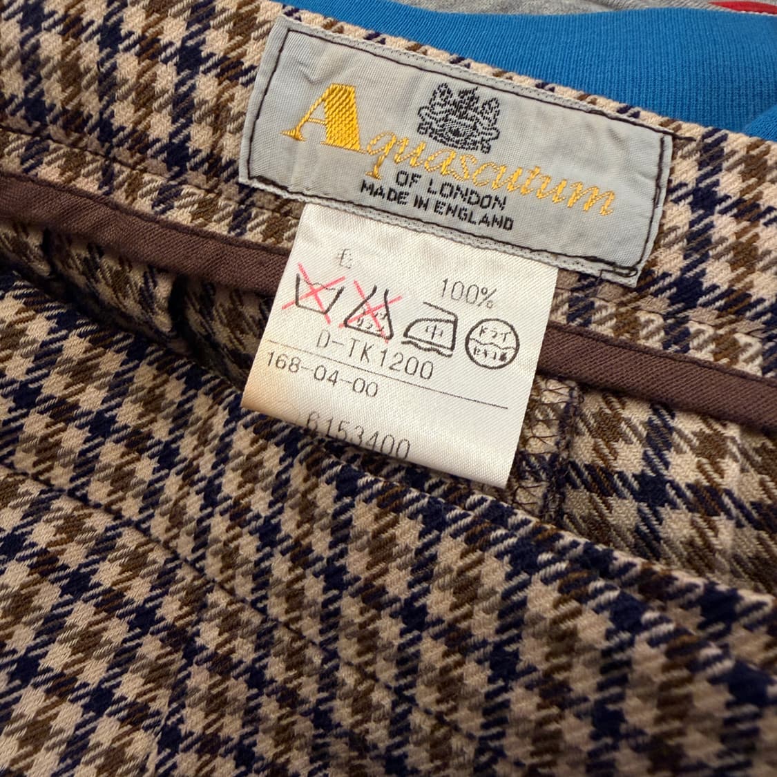 아쿠아스큐텀 체크스커트 상품이미지5