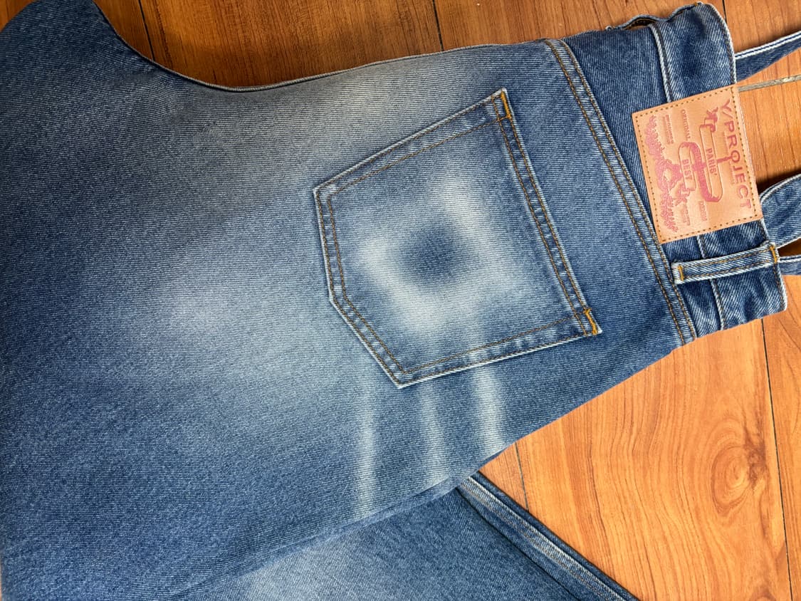 와이프로젝트 더블 웨이스트 와이드진 32 새상품 상품이미지5