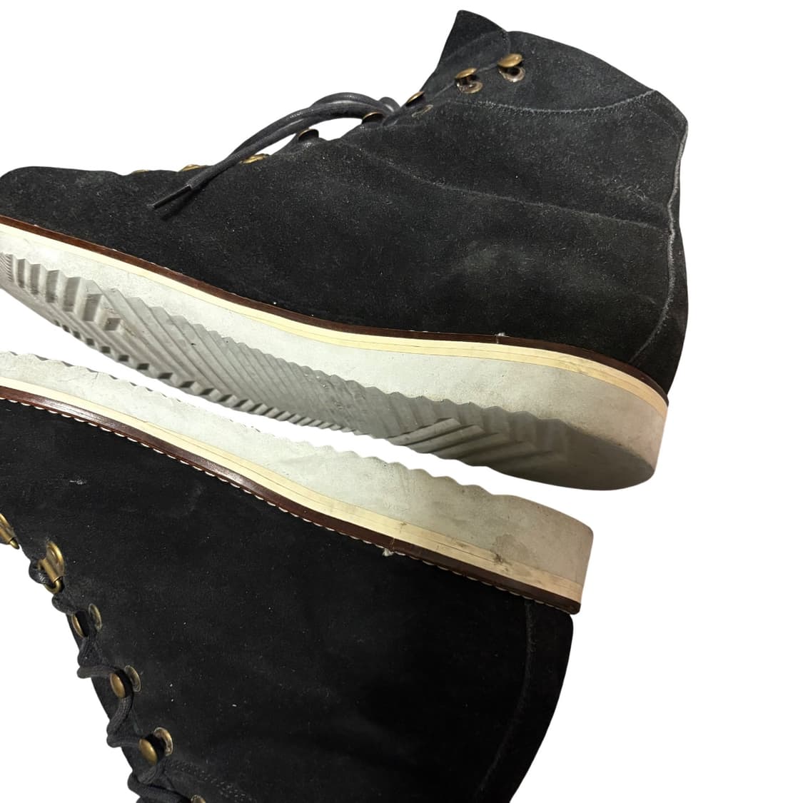 바니스뉴욕 블랙 스웨이드 화이트솔 하이킹부츠 42 270 마운틴부츠 상품이미지6