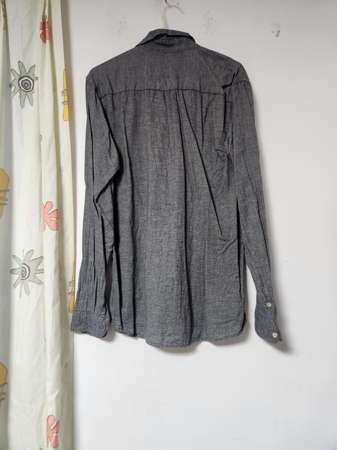 셔츠 차콜 그레이 긴팔 남방 95~100 상품이미지2