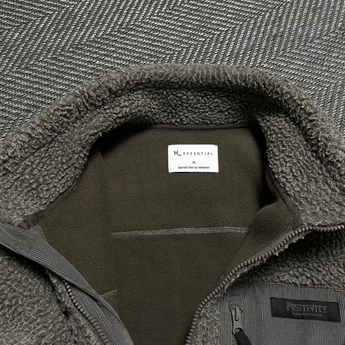 행텐 보아털 쉐르파 플리스 집업 자켓 y 5281 상품이미지6