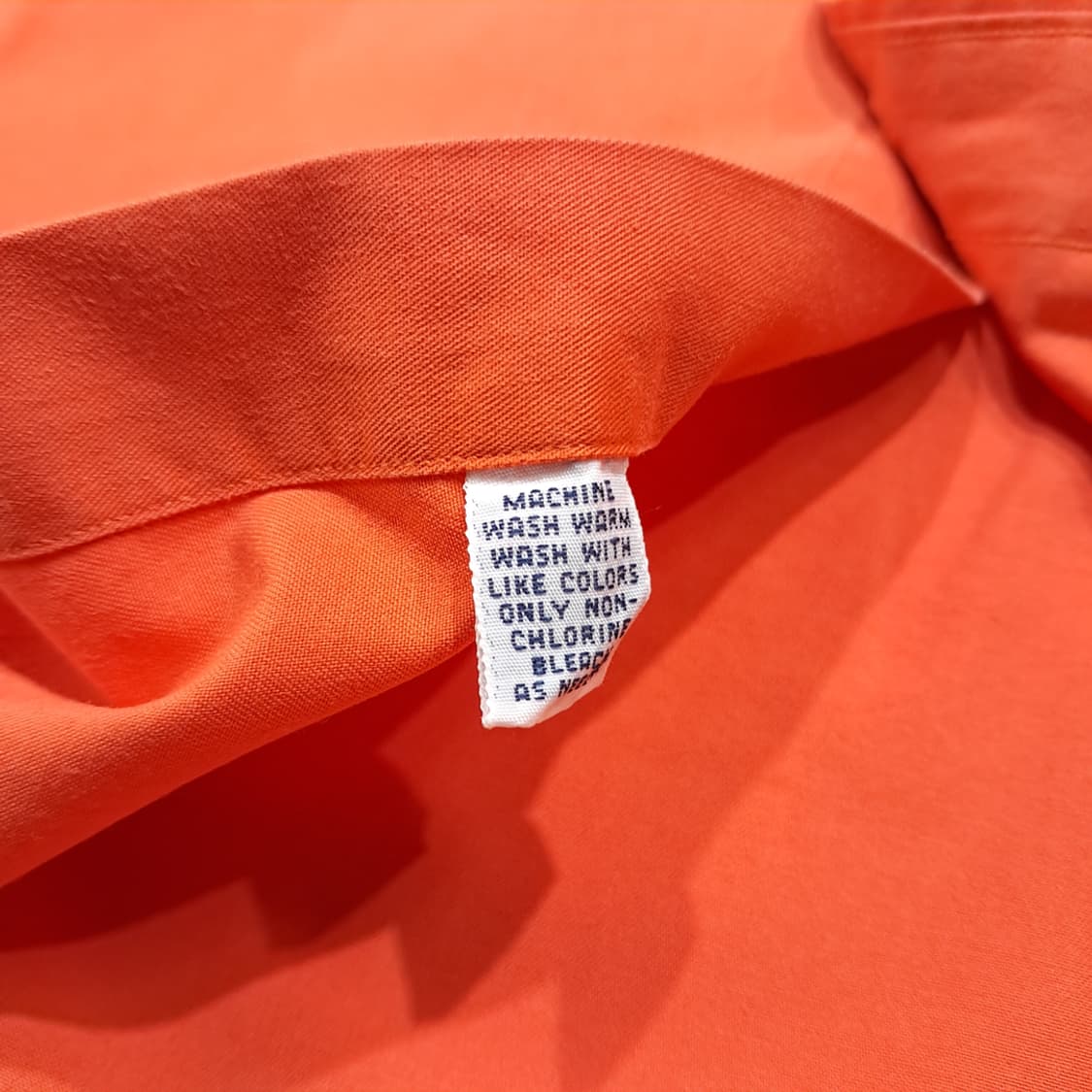 CL611 2XL 폴로 90s 코튼 버튼다운 오렌지 셔츠 남방 상품이미지5