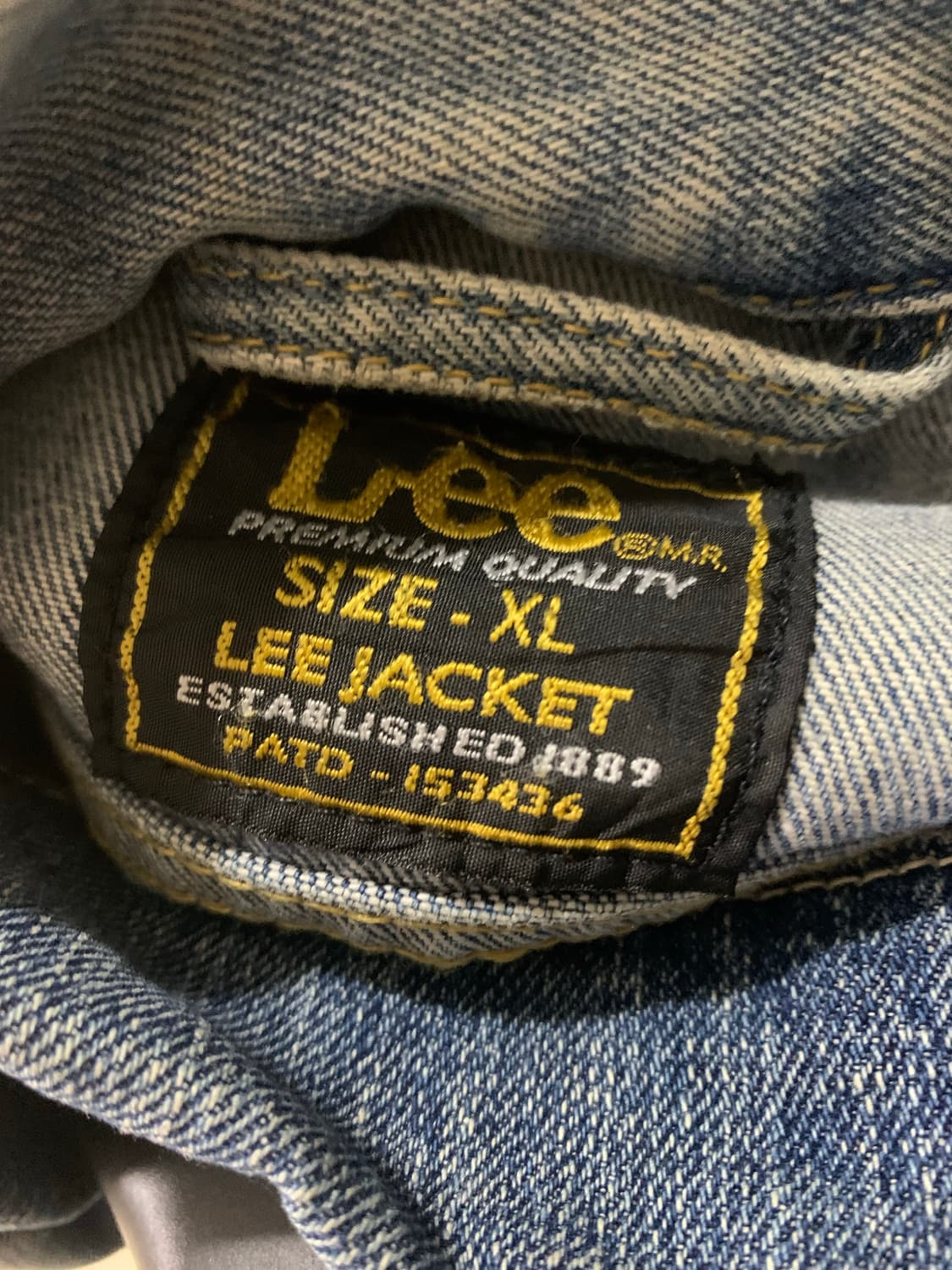 XL) Lee 데님 자켓 101j riders 상품이미지5