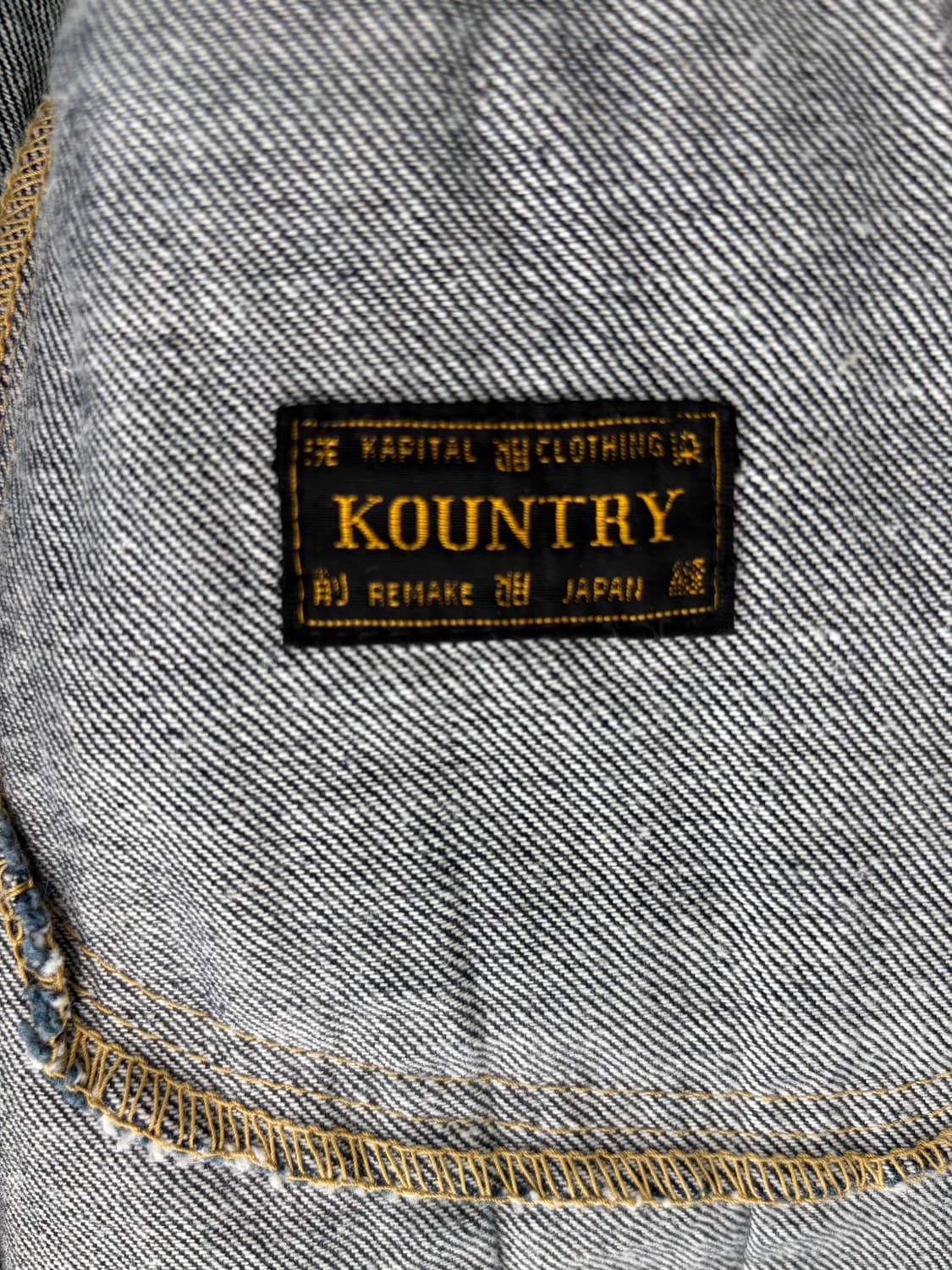 캐피탈 본 데님 자켓 인디고 상품이미지4