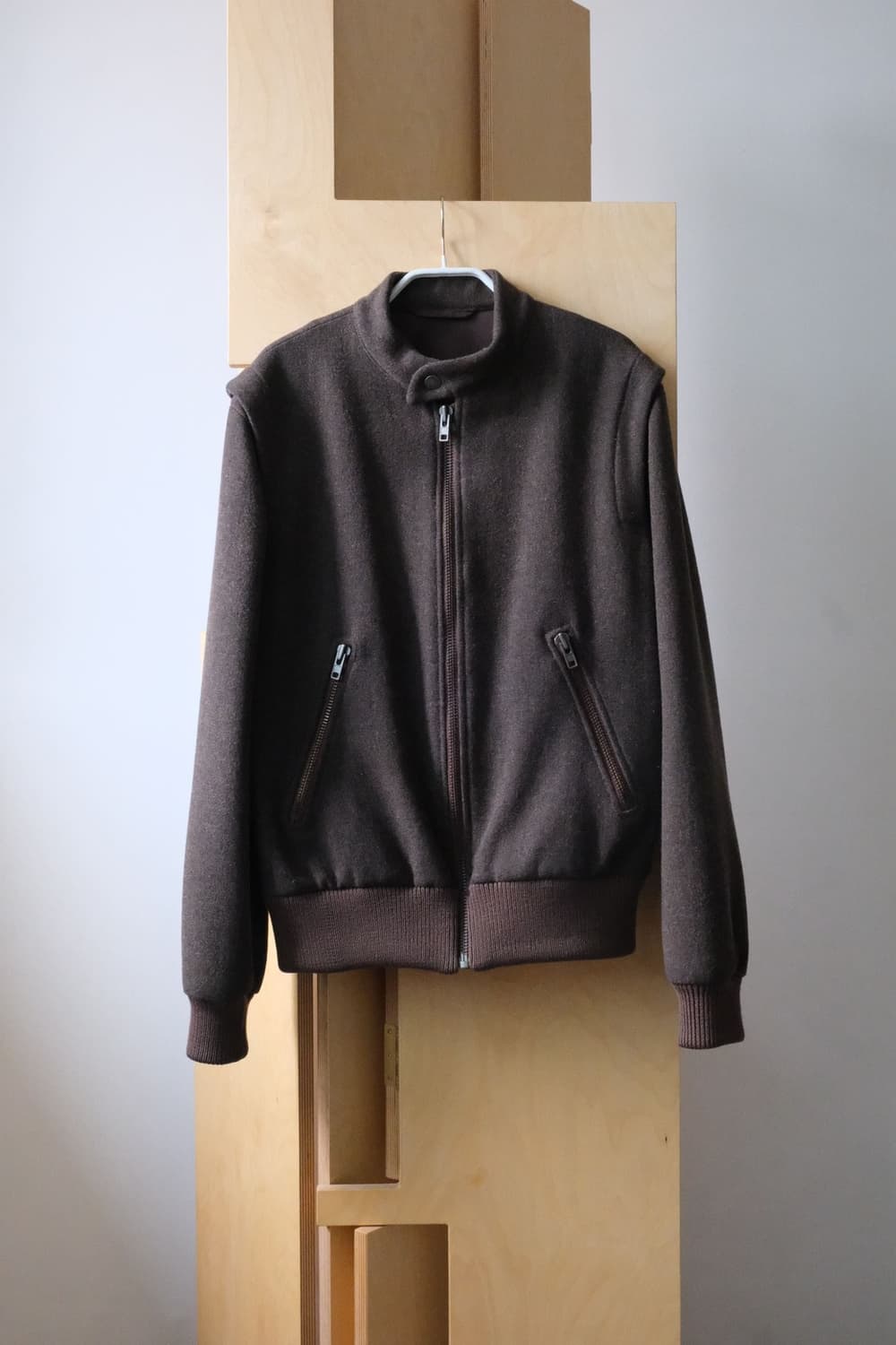 08aw Wool Blend Stand Zip Jacket 상품이미지1