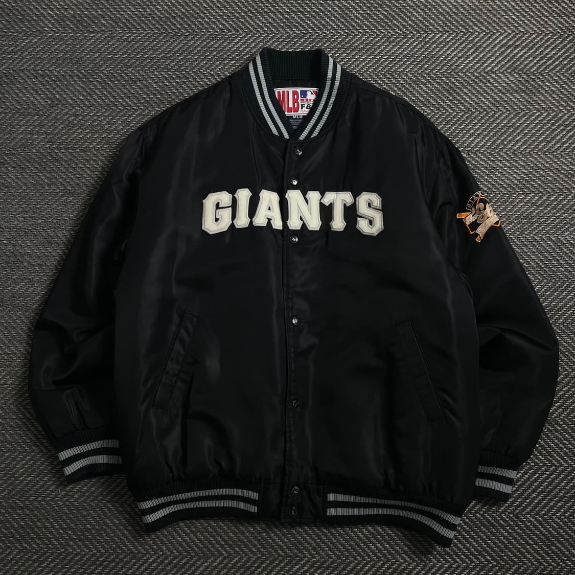 MLB 샌프란시스코 자이언츠 사틴 바시티 자켓 o 4369 상품이미지1