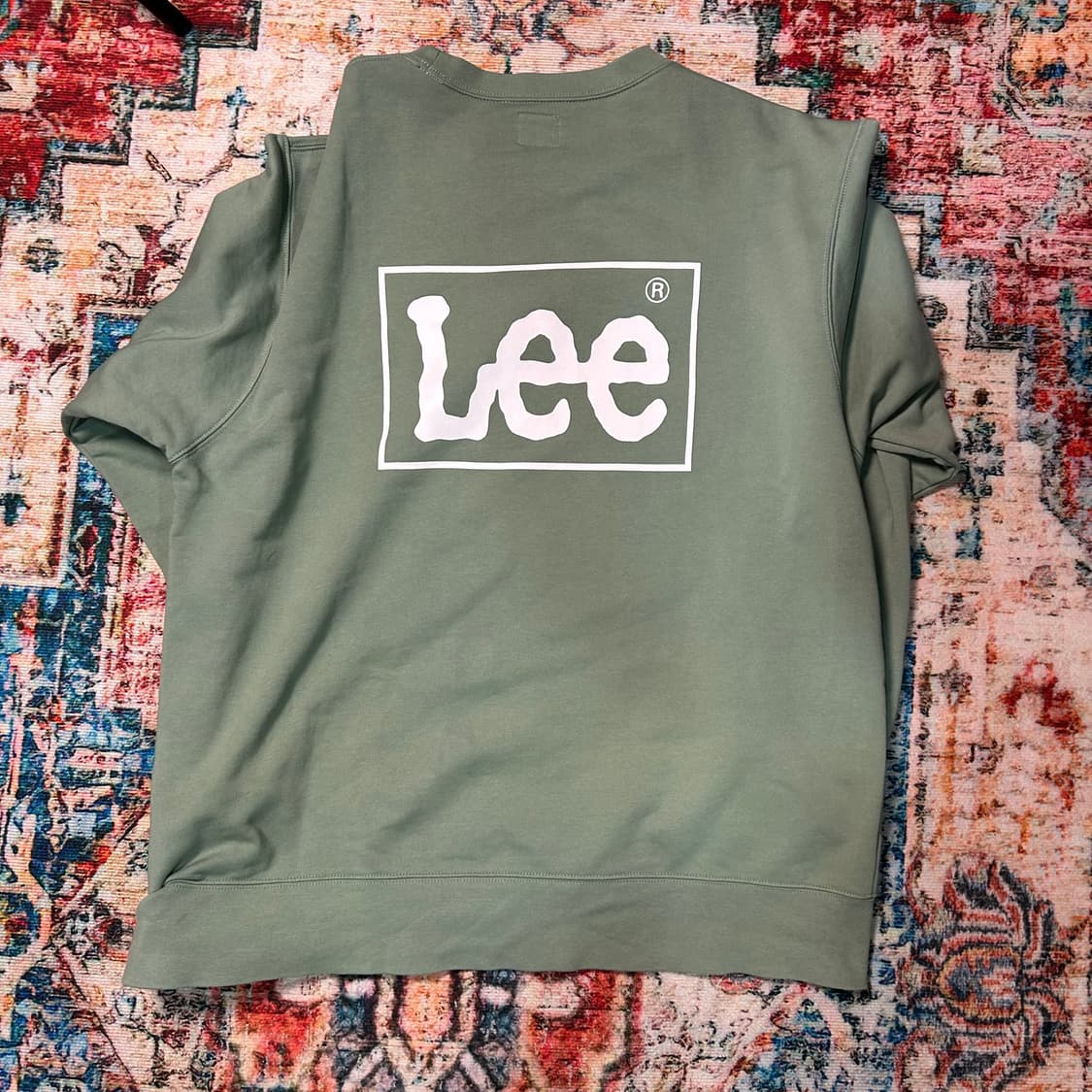 [XL] Lee 재팬 루즈핏 백로고 스웻셔츠 상품이미지2