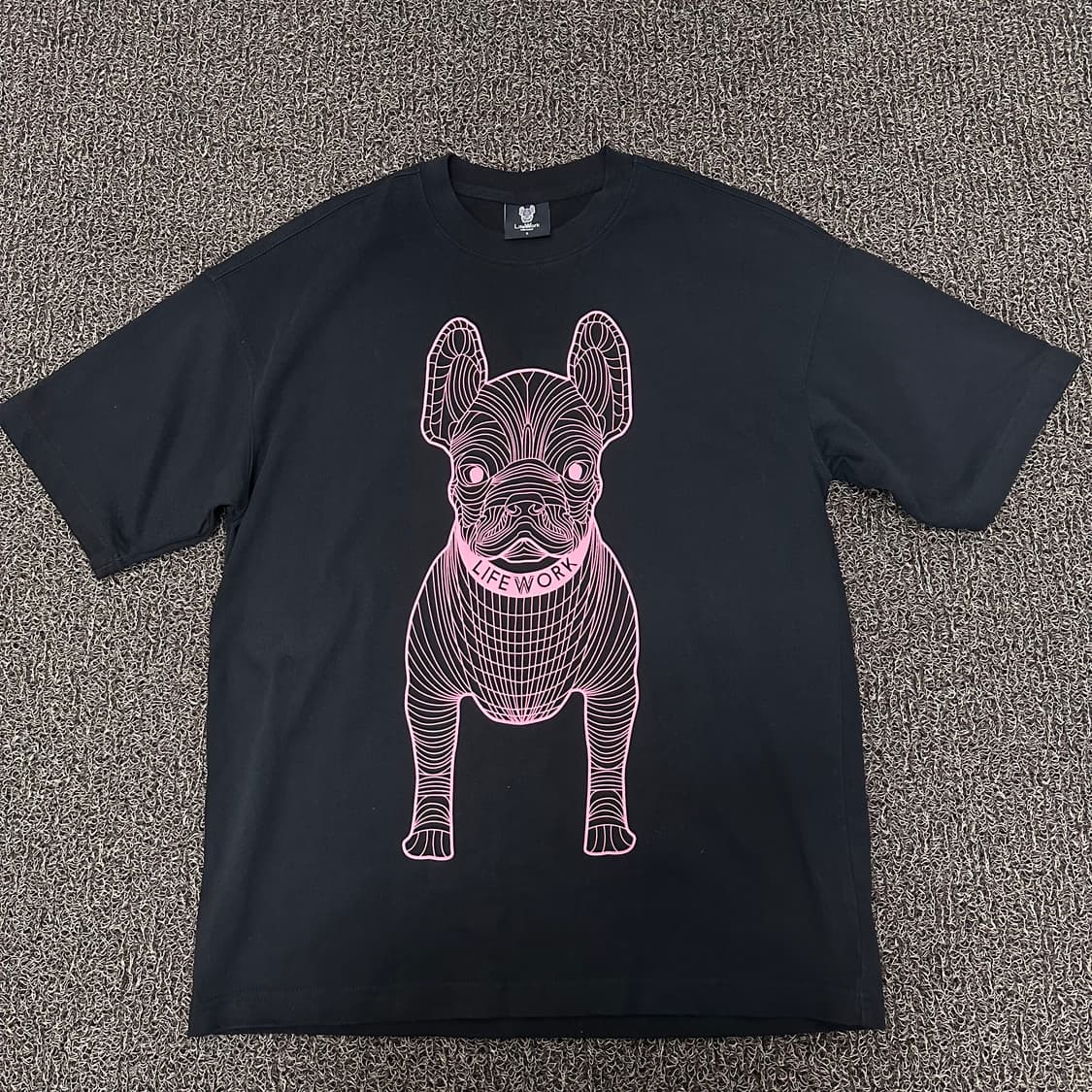 라이프워크 반팔티셔츠 블랙 S 상품이미지1