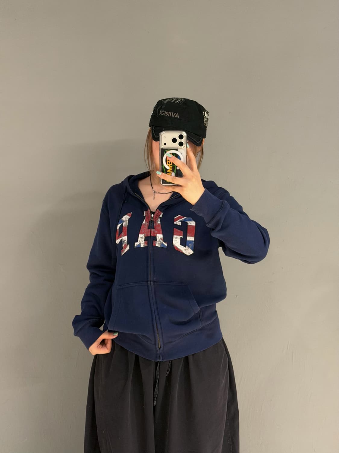 Gap union jack logo hood zip-up 상품이미지1
