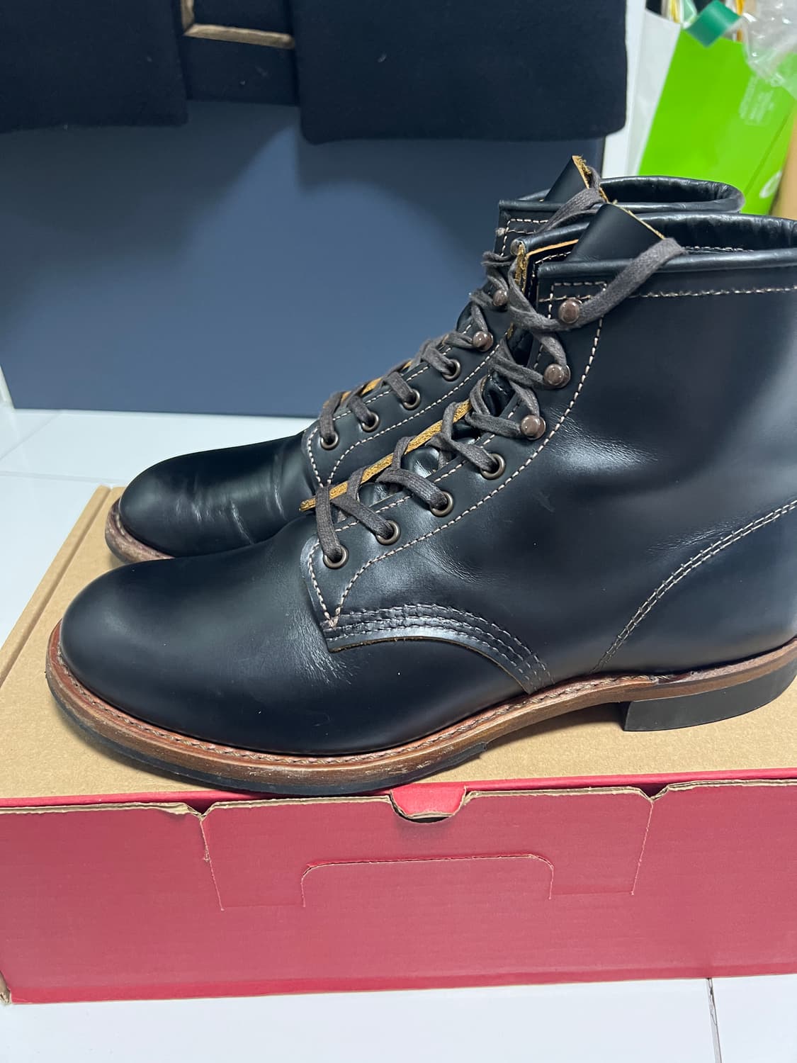 택포58) 레드윙 벡맨 9060 플랫박스 8.5D 265 클론다이크 상품이미지2