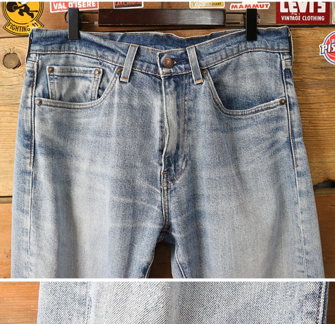 LEVIS 리바이스 505 프리미엄 블랭크텝 데님 31사이즈  상품이미지3