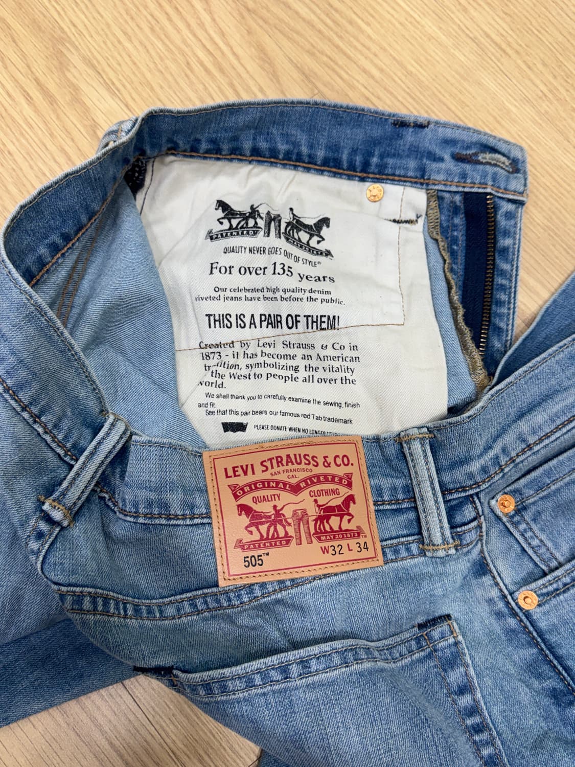 리바이스 청바지 상품이미지3