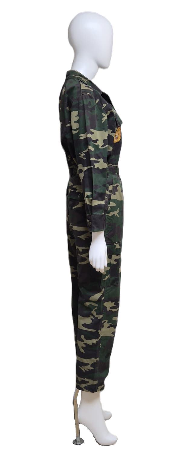 육군 구형 특수전사령부 중사 후기형 여군 독사복 전투복 세트 (L) 상품이미지3