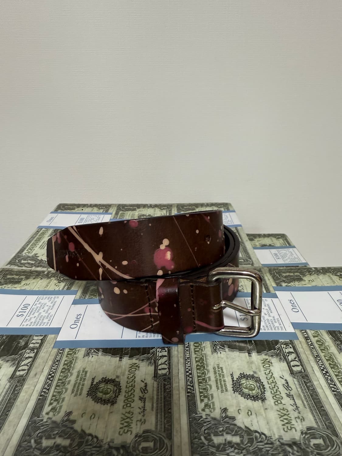 페인팅 레더밸트  상품이미지1