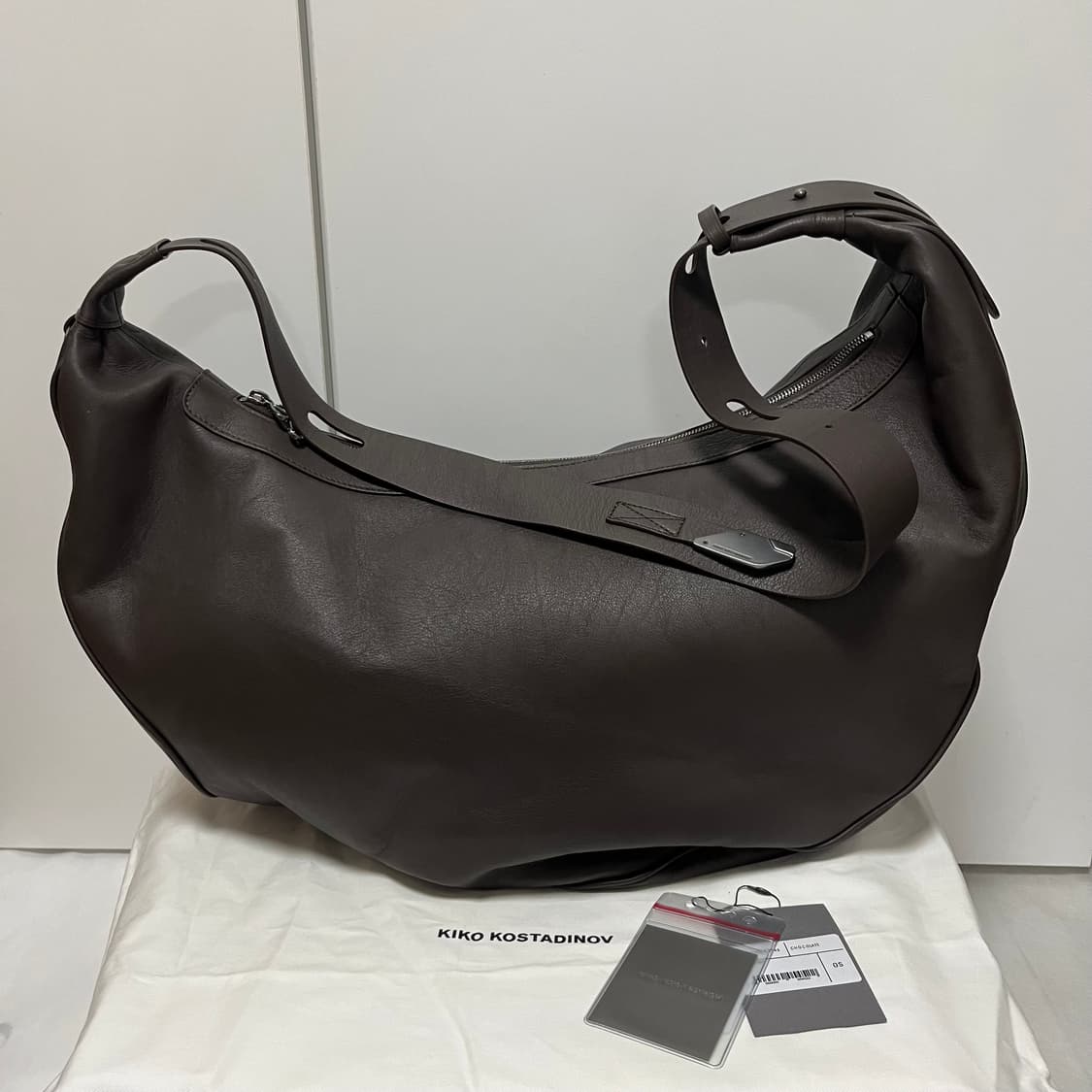 키코 코스타디노브 25fw MORAVIA 레더 백/초콜렛 상품이미지2