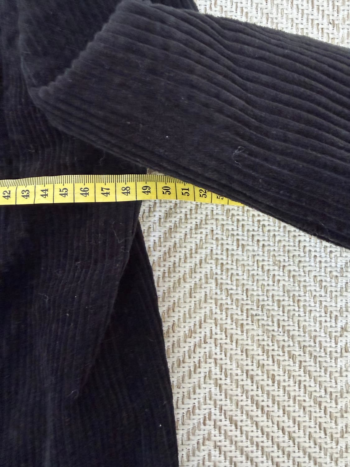 정품) 시스템 한섬 여성 블랙 코듀로이 자켓 82 상품이미지9