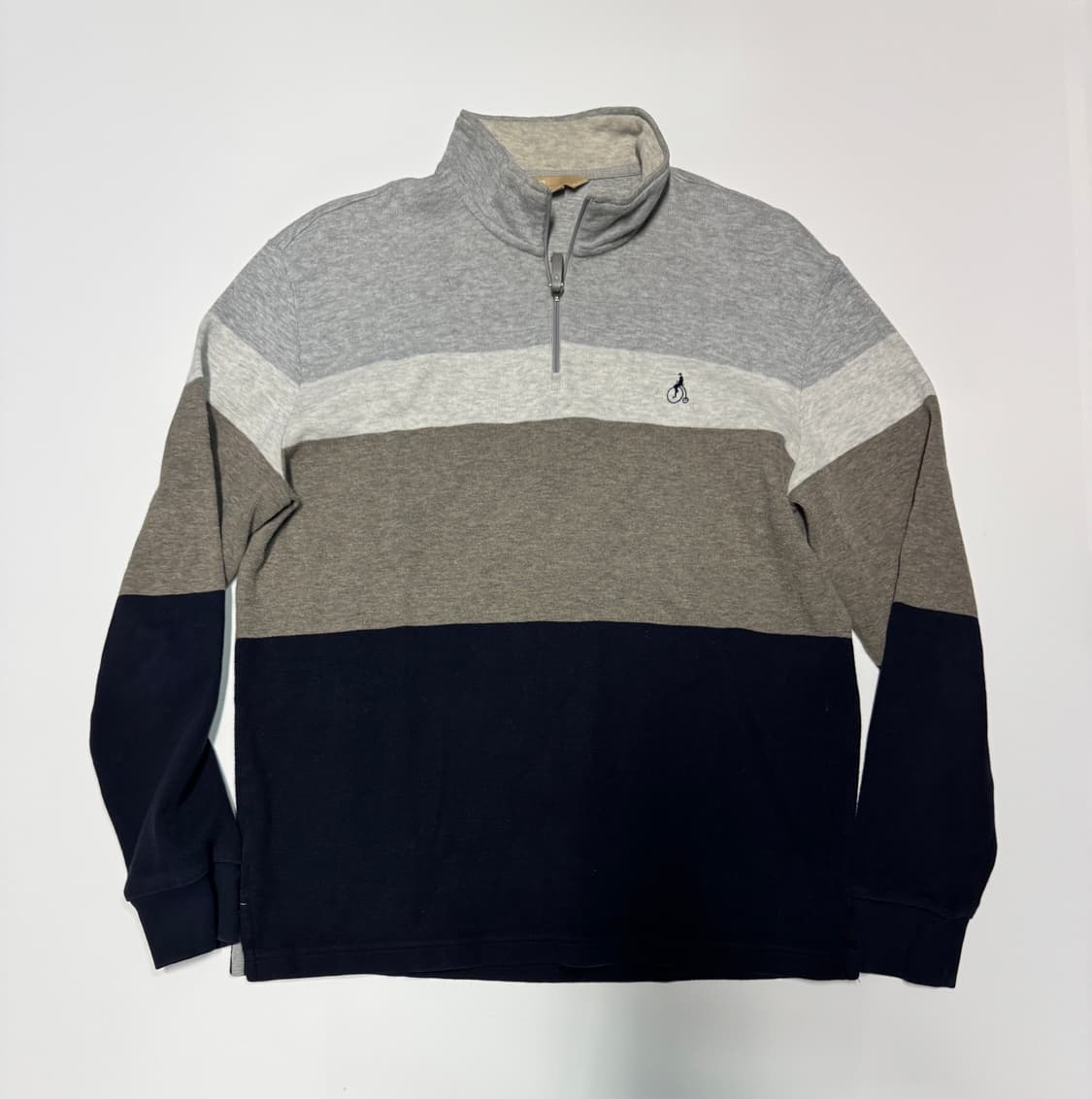 빈폴 Beanpole 스트라이프 코튼 반집업 L 상품이미지1