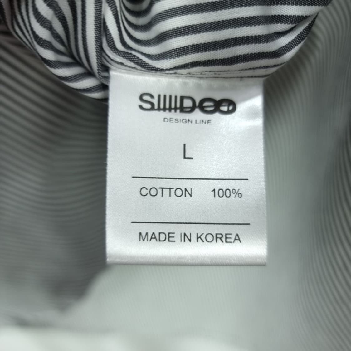 [시도] 오버핏 스트라이프 셔츠 M19341 상품이미지8