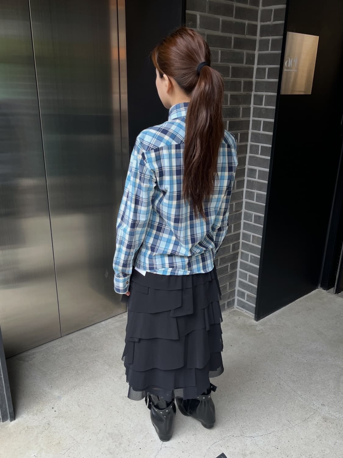 Vivienne westwood 비비안웨스트우드 하이넥 로고 셔츠 상품이미지6