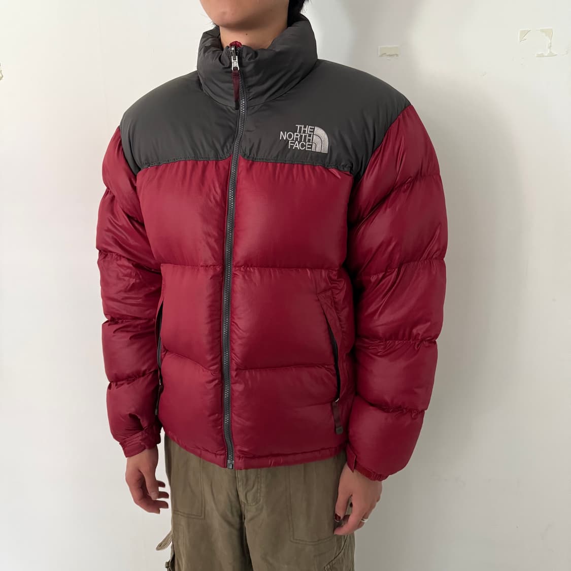 노스페이스 눕시700 패딩 버건디  상품이미지4