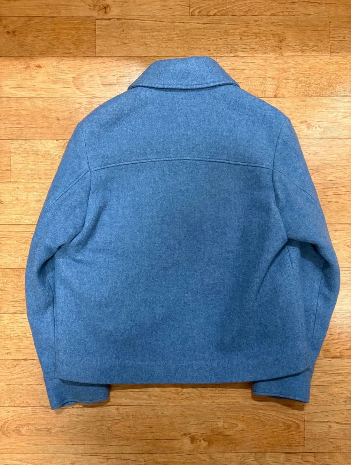 자라 울 자켓 M 하늘색 상품이미지2