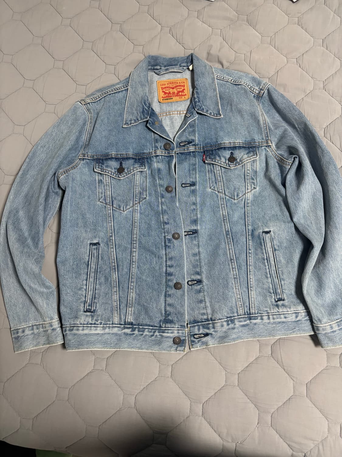 리바이스 타입lll 트러커 자켓 라이트 인디고 상품이미지2