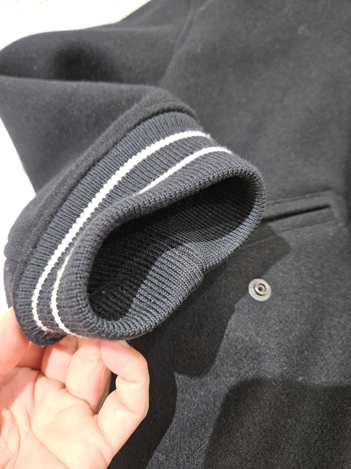 브라운야드 바시티 스타디움 자켓 다크네이비 2사이즈 상품이미지5