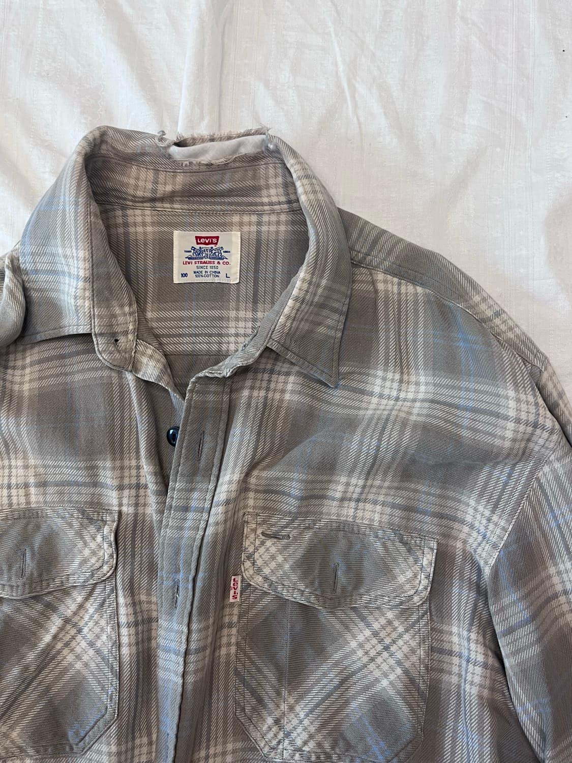 Vintage Levi’s Checked Shirt 상품이미지3