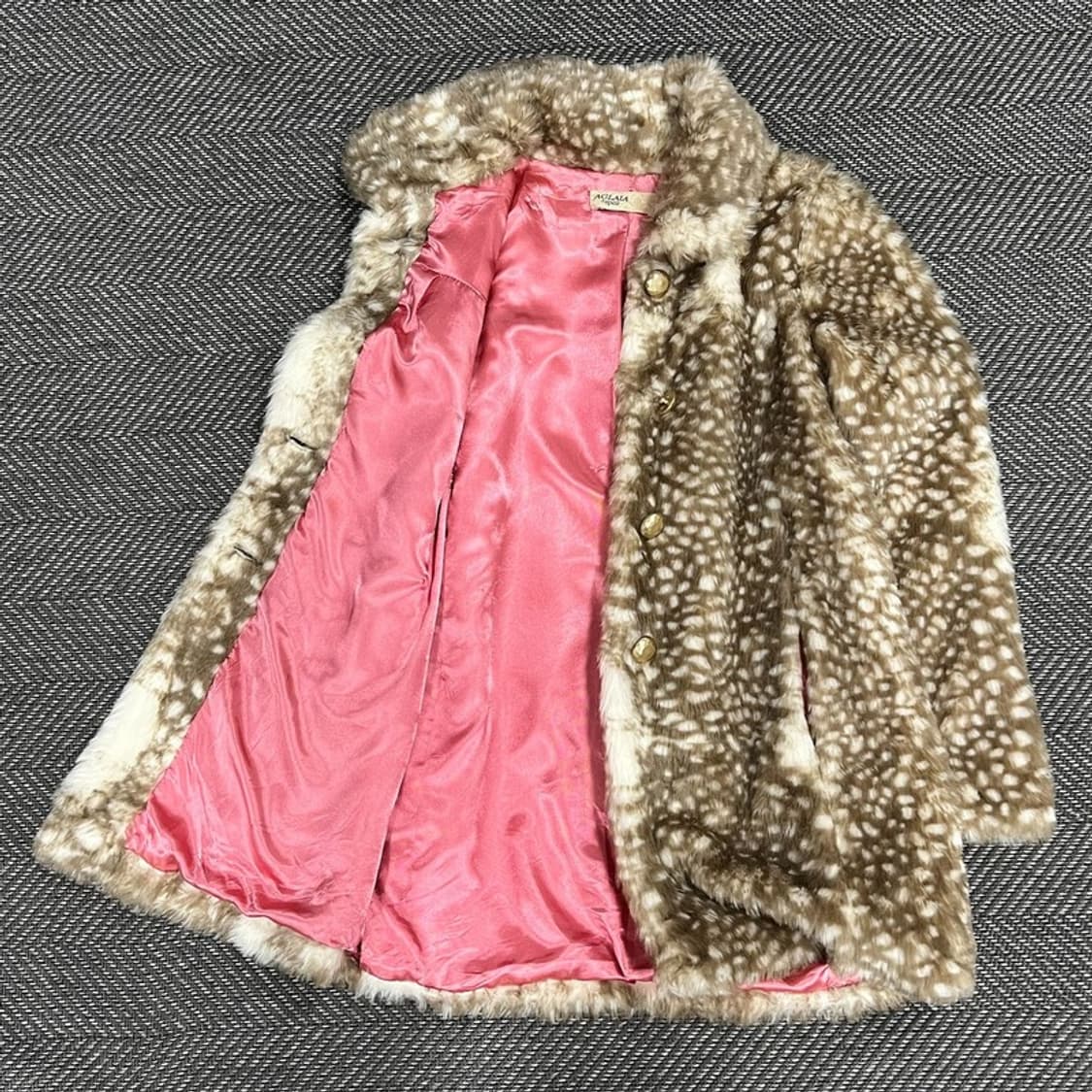 갸루 펑크 퍼 코트 v1179 상품이미지3